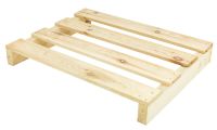 Houten display pallet 800x600x108mm - 2 weg