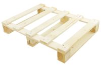 Houten display pallet 800x600x120mm - 4 weg