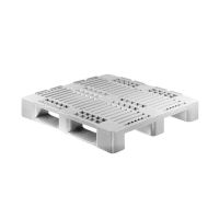 H3 hygiëne pallet 1200x1000x160mm, open dek - opstaande rand