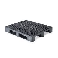Kunststof pallet - 1200x1000x160mm - 3 sledes met open bovendek