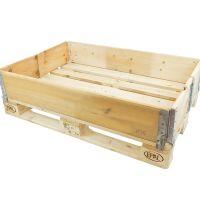 Nieuwe houten pallet opzetrand - 1200x800x200mm - 6 scharnieren
