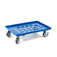Dolly met raster bodem 615x415x175mm - kunststof