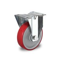 Bokwiel 100mm diameter met kogellager - PA / PU