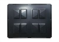 Kunststof deksel 1220x1020x4 mm - voor opzetranden