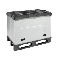Palletbox inklapbaar 1220x820x928mm - kunststof 
