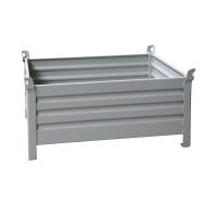 Metalen stapelbak 1200x800x600mm - vier poten 