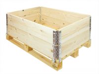 Nieuwe houten opzetrand 1200x800x200mm - 2 planken - 4 scharnieren