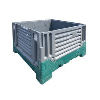 Palletbox inklapbaar gebruikt 1200x1000x900 mm - kunststof 