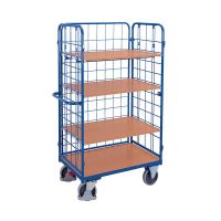 Etagewagen 1190x725x1820mm - 4 legborden 