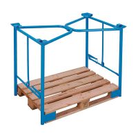 Opzetrand metaal, poedercoated 1200x1000x800 mm - met klemfunctie