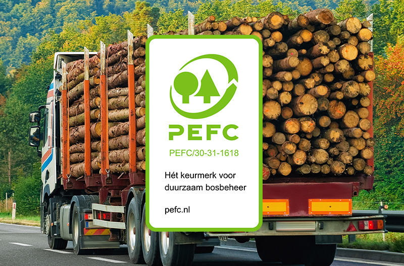 Rotom Europe B.V. benadrukt duurzame houtinkoop met PEFC-certificering 