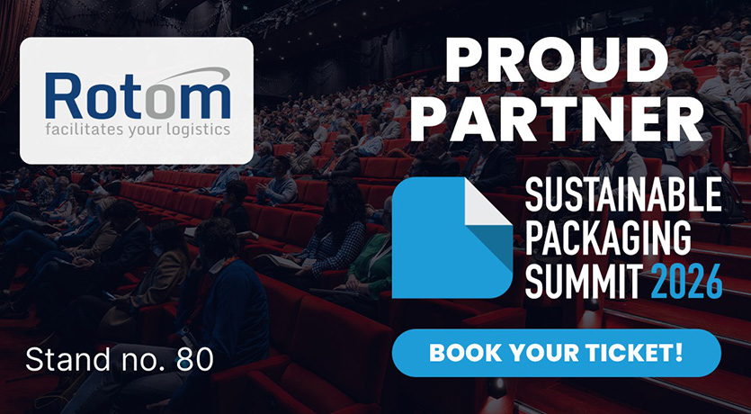 Rotom exposeert op de Sustainable Packaging Summit 2026 in Utrecht