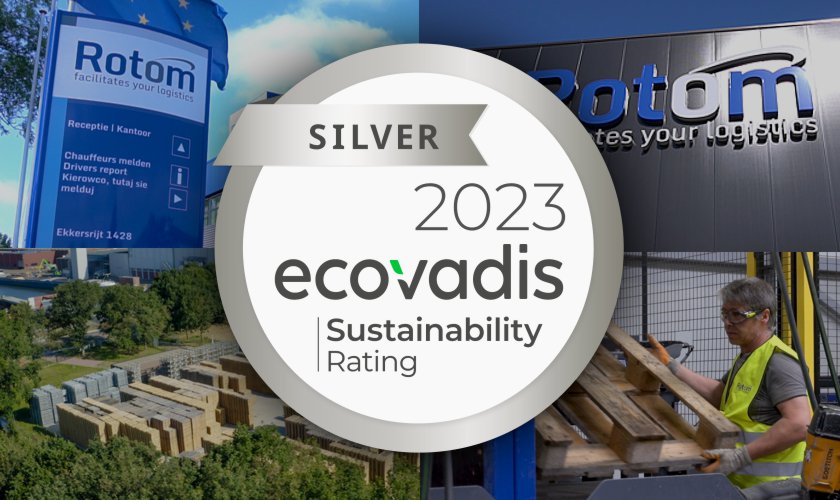 Rotom Group behaalt Ecovadis Silver certificering voor Duurzaamheid