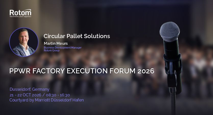 Rotom op het PPWR Factory Execution Forum 2026 in Düsseldorf